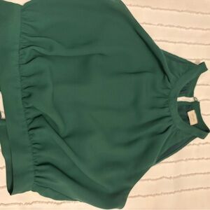 Wilfred Forest Green Sleeveless Top